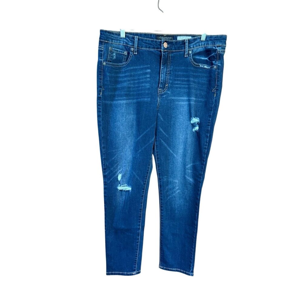 Aeropostale distressed High Waisted Ankle Jegging  Sz 16